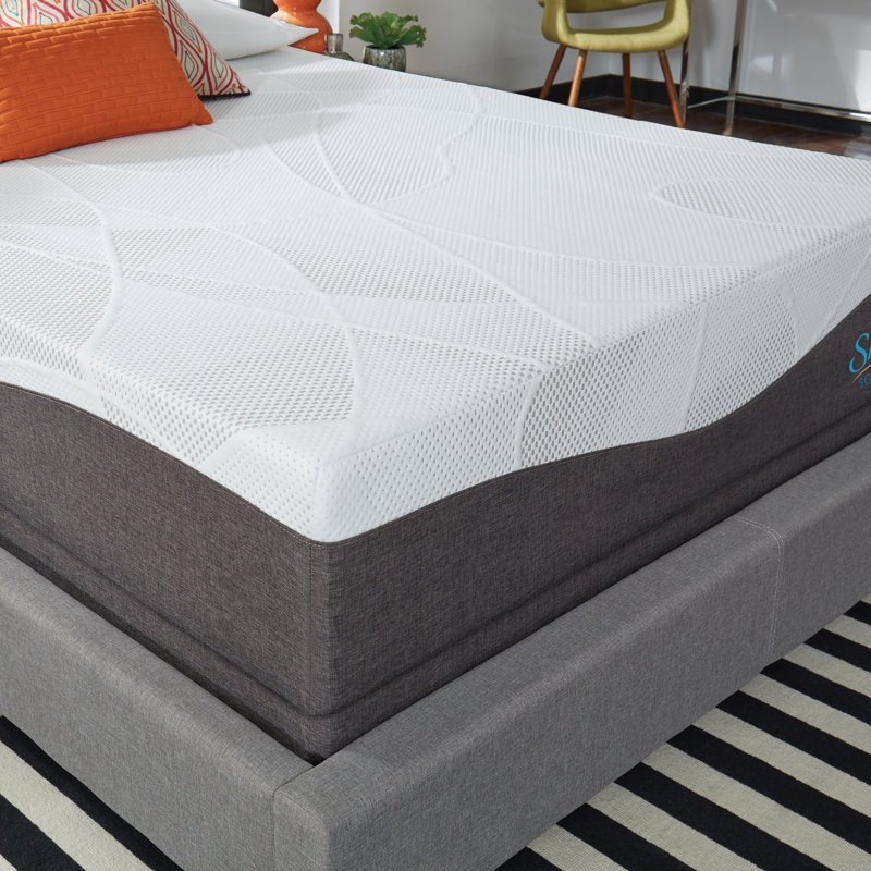 Slumber Solutions Renew 14'' Medium Gel Memory Foam Mattress Set